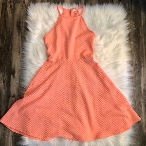 Peach dress